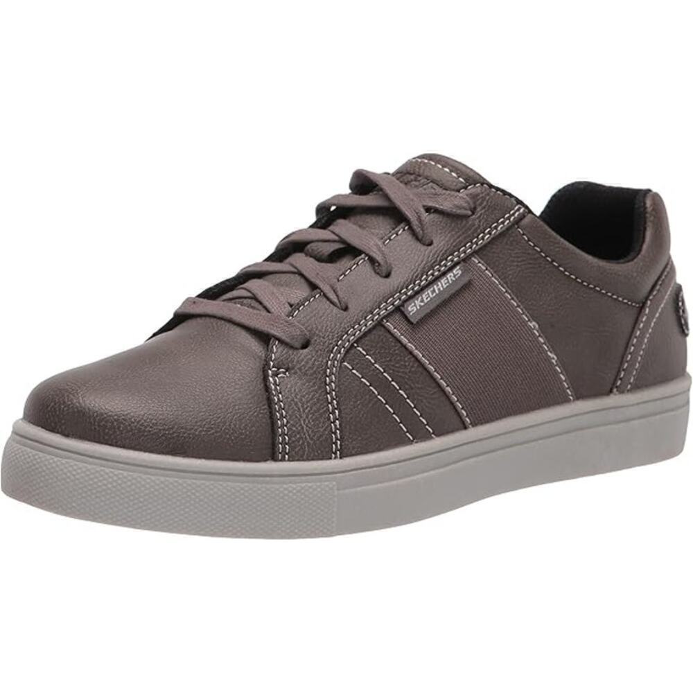 Skechers Size 4.5 City Point Mendoza Low Top Casual Trainer Sneakers Brown